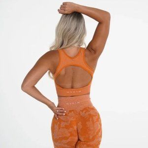 NVGTN Burnt Orange Eclipse Sports Bra